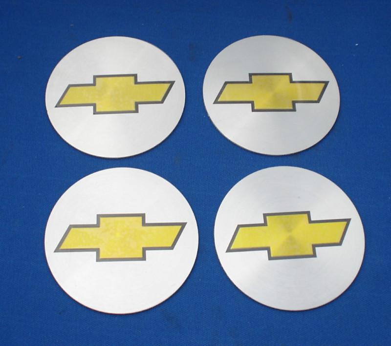 4 new chevy truck 1500 2500 3500 55 mm wheel center cap emblems sticker decal