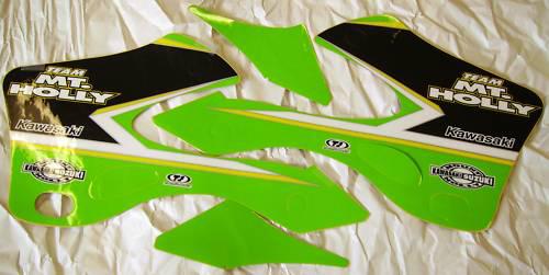 New team graphics tj kawasaki  graphics 1999-2002 kx 125 kx 250 mot teamgraphics