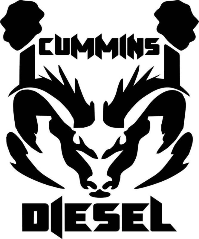 Dodge"ram" hood decal for truck  22x19 inches