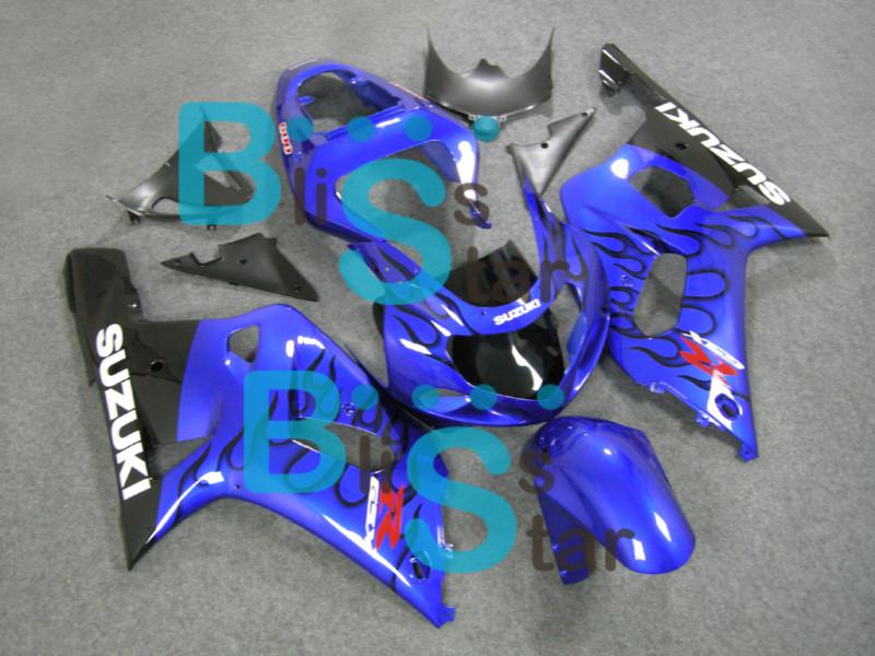 Injection fairing kit set fit gsxr600 gsxr750 gsx-r600 gsx-r750 2001-2003 14 w4