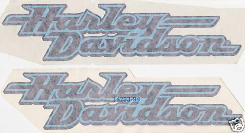 2 super glide lowrider harley tank decals part 14293-94