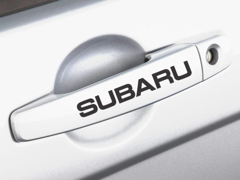 Subaru impreza legacy tribeca outback door handle decal sticker emblem logo w