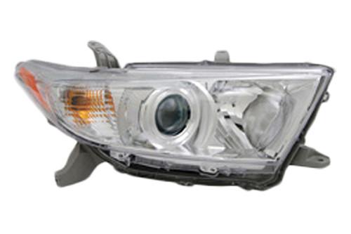 Tyc 20-9169-00-9 - 2011 toyota highlander right replacement headlight assembly