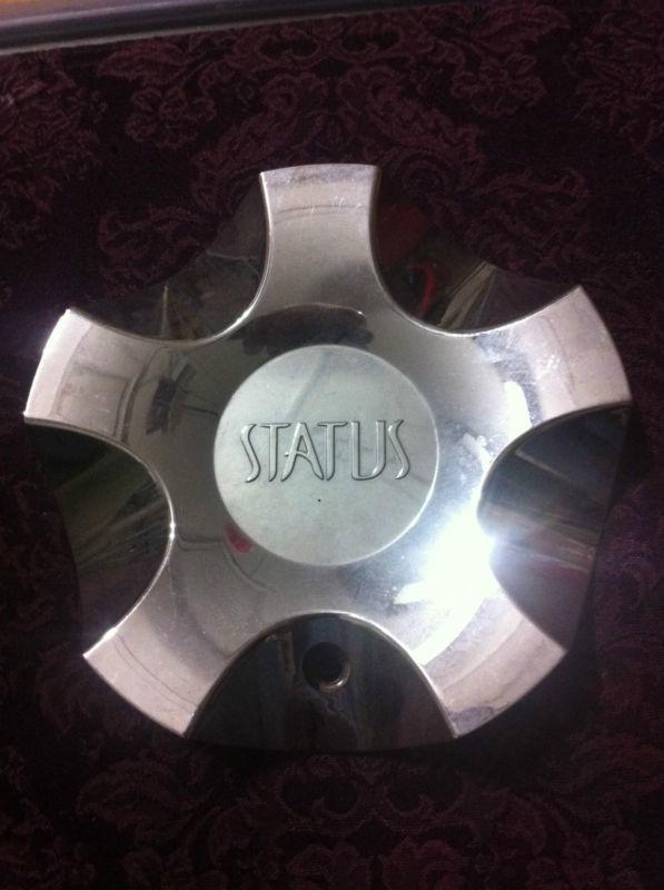 1 status wheels chrome center cap  part#  c204-2  stock# 178-181