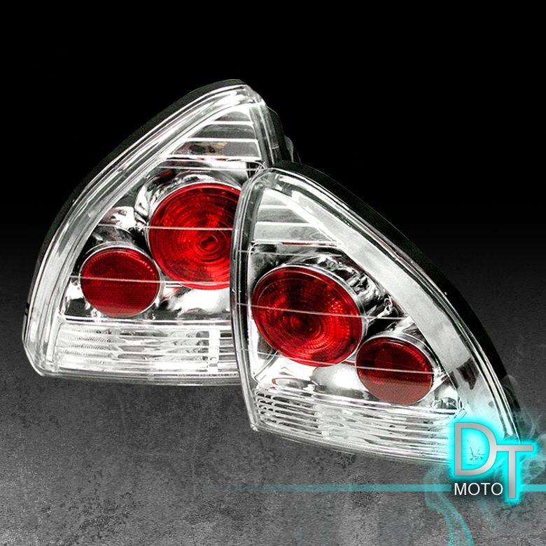 92-96 honda prelude jdm clear altezza tail lights lamps left+right pair set