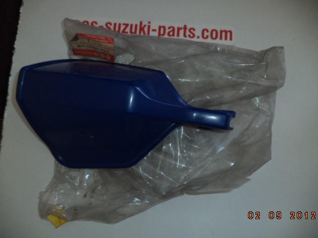 Rmx250 1989-1996 cover, knuckle, lh blue   new old stock suzuki parts