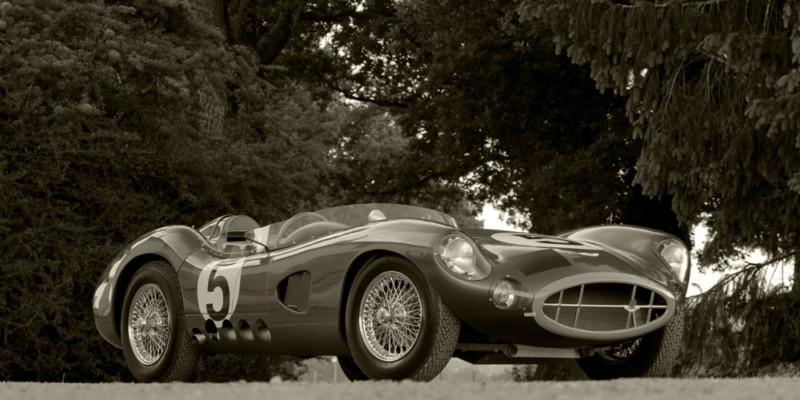 Aston martin dbr1 dbr poster vintage race car b&w print multiple sizes avail