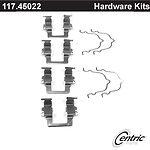 Centric parts 117.45022 rear disc hardware kit