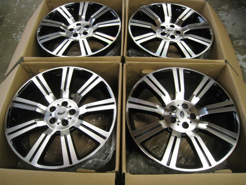 22" range rover hse sport stormer wheels tires supercharged land rover 19 20 22