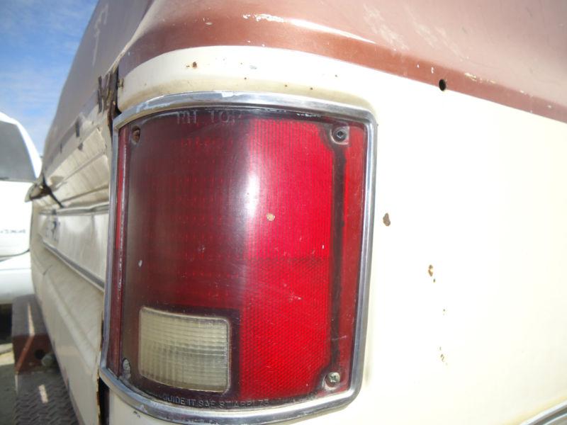 Passenger tail light lens 74 chevy cheyenne 20 camper special pick up oem