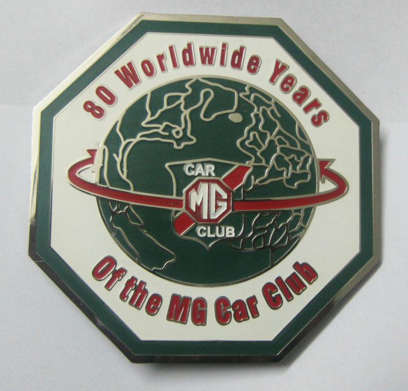 Car badge - 80 worldwide years of the mg car club grill badge emblem logos metal