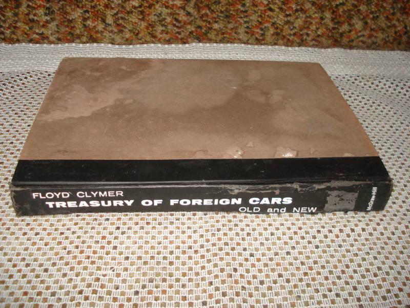 Floyd clymer treasury of foreign cars book manual old
