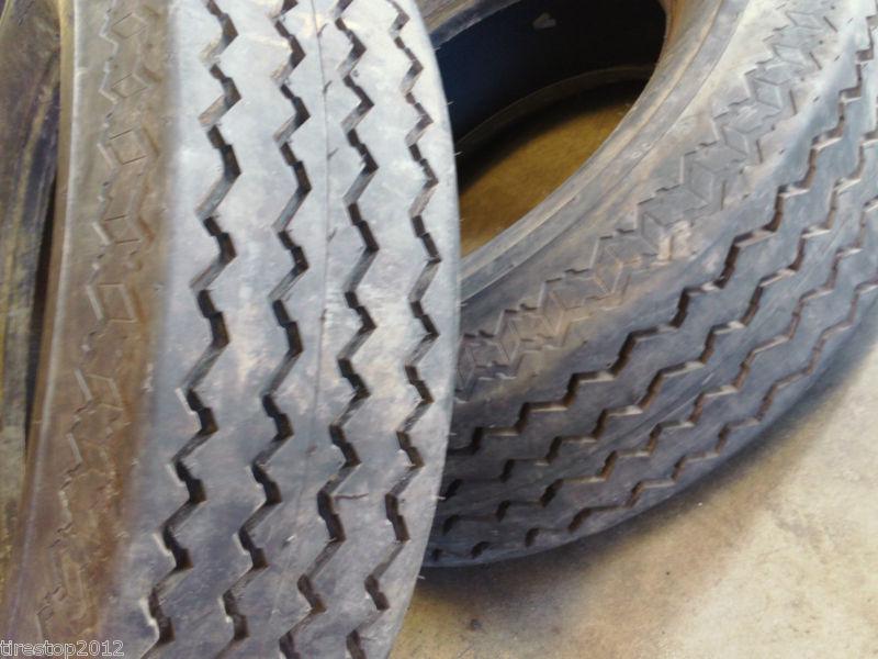 2 used tires 9.50-16.5 lt/e 9.50/16.5 950165 rv tires express lk. like new #1081