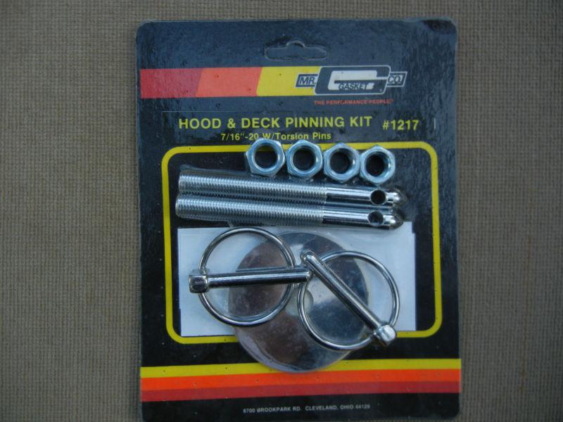 Mr gasket hood & deck pinning kit #1217~ new in package/old stock