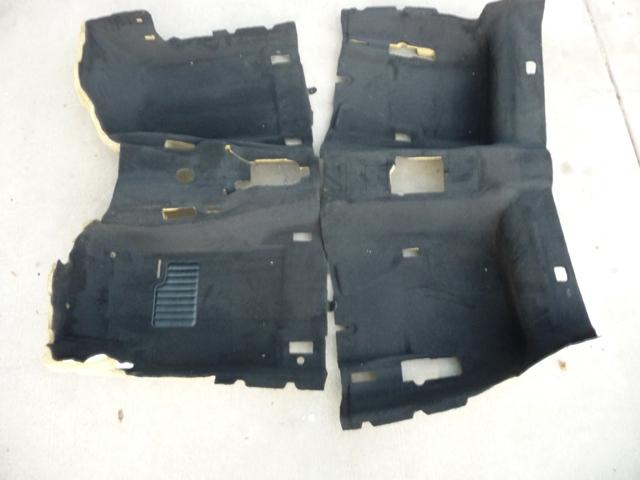 Bmw e46 interior floor carpet black oem 325ci 330ci convertible no rips