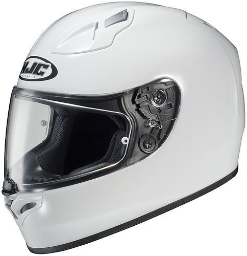 New hjc fg-17 solid full-face adult helmet, gloss white, large/lg