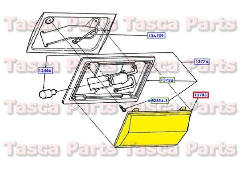 Brand new oem standard interior dome light lens ford lincoln & mercury