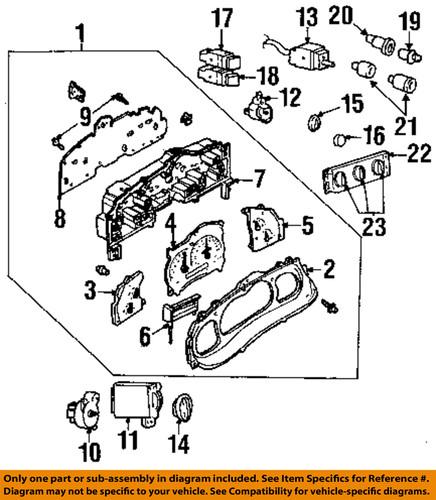 Ford oem 1l5z14711aaa cluster & switches-knob