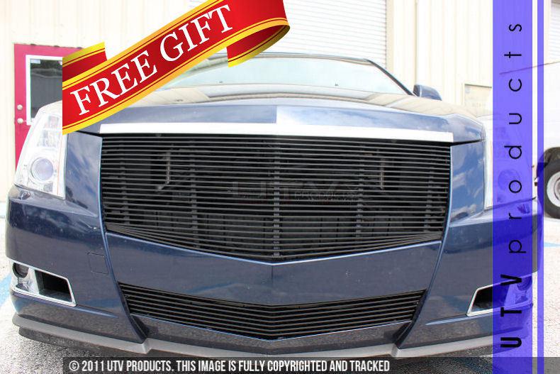 2008 - 2013 cadillac cts sedan 2pc combo black billet grille kit 4dr 08 09 10 11