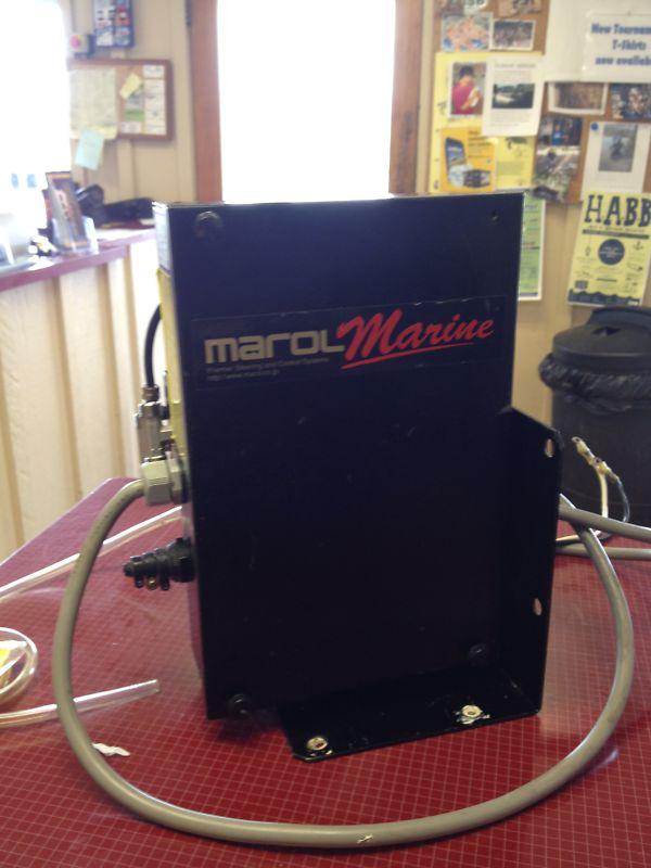 Marol power assist steering system 12v computer controlled marine pump marine