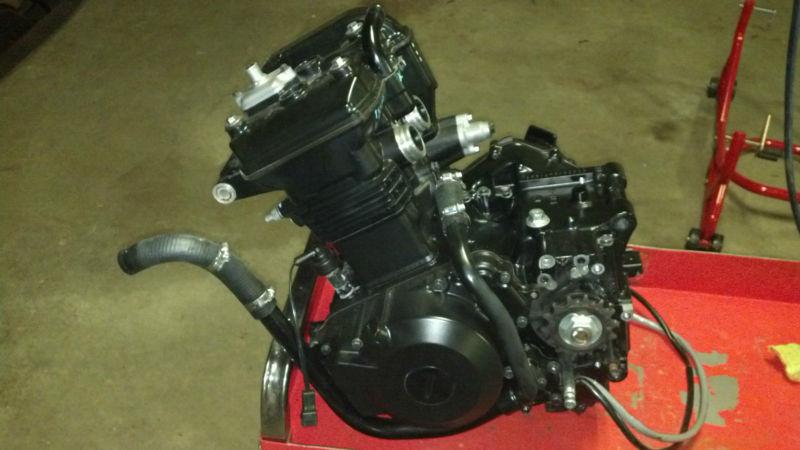 08-12 kawasaki ninja 250 250r ex250 ex complete engine motor assembly 2500 miles