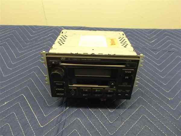 2002-2005 hyundai sonata radio cd player am/fm oem lkq