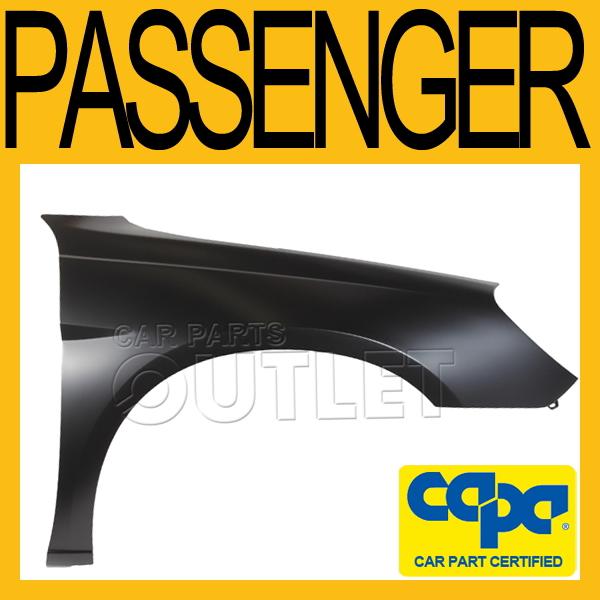 2007-2009 chrysler sebring passenger side front fender primed capa lx 4dr right