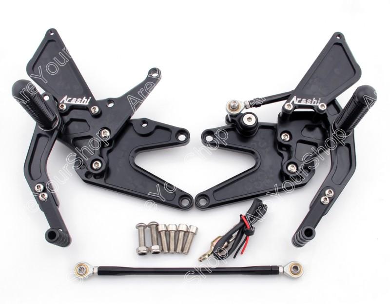 Rearset rear set yamaha yzf 1000 r1 2004-2006 black