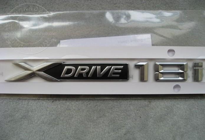 Bmw xdrive 18i brand car logo xdrivex18i word labeling * 1