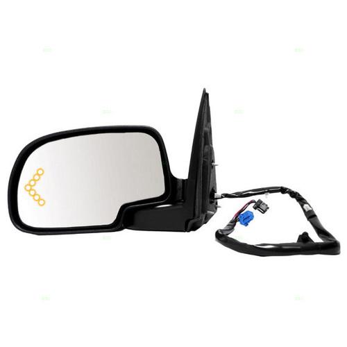 New drivers power side view mirror glass housing cadillac chevrolet gmc