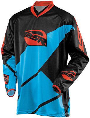 Msr 2014 adult renegade black/cyan/red jersey size large lg