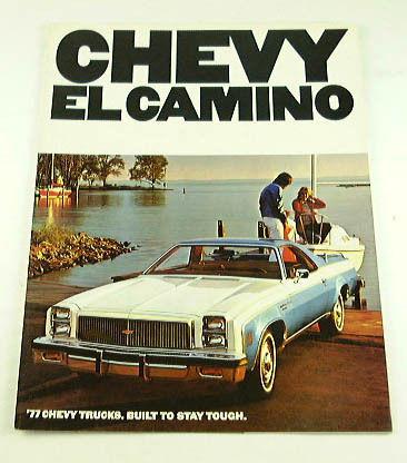 1977 77 chevrolet chevy el camino brochure classic ss 