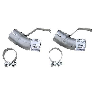 Pypes tgf20e exhaust tip extensions stainless splitters on pontiac trans am pair