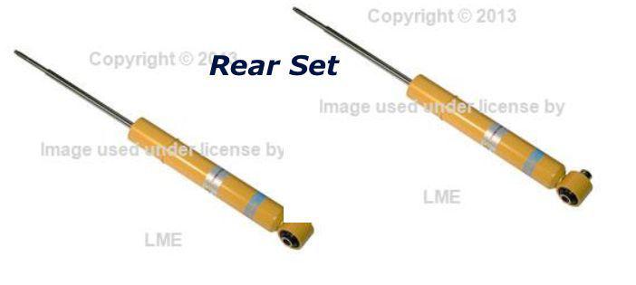 Bmw e34 rear shock absorber set/2 bilstein heavy duty 535i 540i 525i 530i new