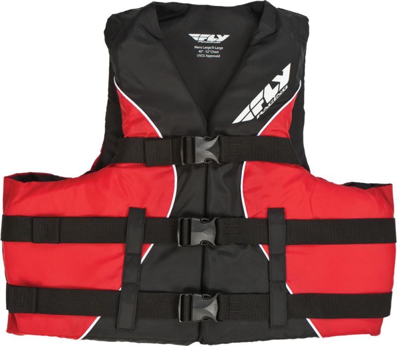 Fly racing life vest red/black xxx-large 60-70in.