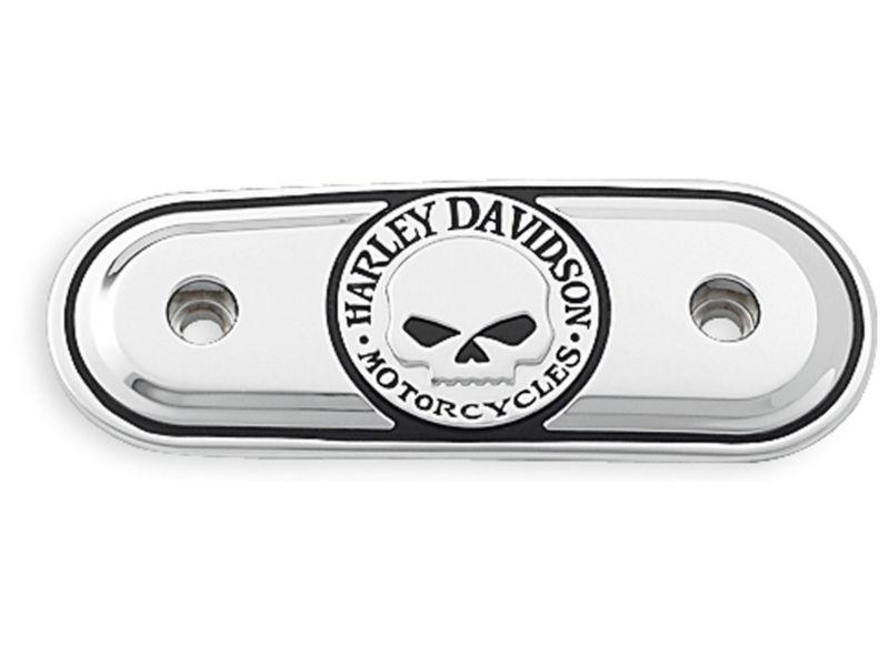 Harley willie g skull chrome air cleaner cover  04 + xl sportster nightster 48 