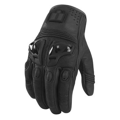 Icon glove justice stealth black 4x 3301-1559