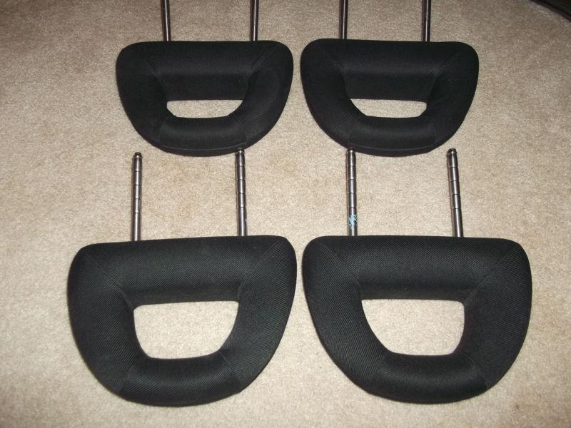 Sell 98-05 VOLKSWAGON BEETLE HEADRESTS HEAD RESTS SET OF 4 CLOTH BLACK ...