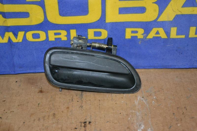 1995-1999 subaru legacy rear right door handle passenger side exterior oem