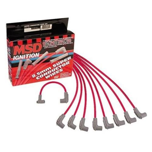 New msd 31329 sbf small block ford 8.5mm super conductor wires, hei style cap