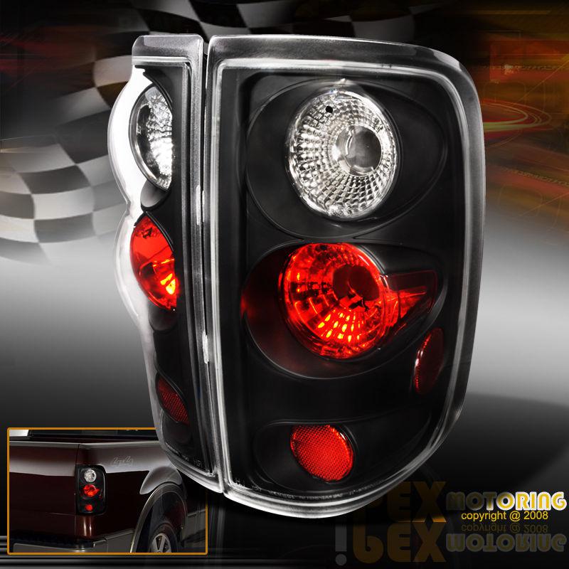 New 2004-2008 ford f150 altezza black tail lights rear lamps pair