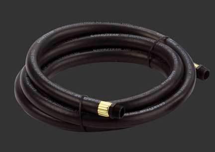 Gpi def hose - .75-inch x 12 ft. with bspp & barb (includes o-ring)