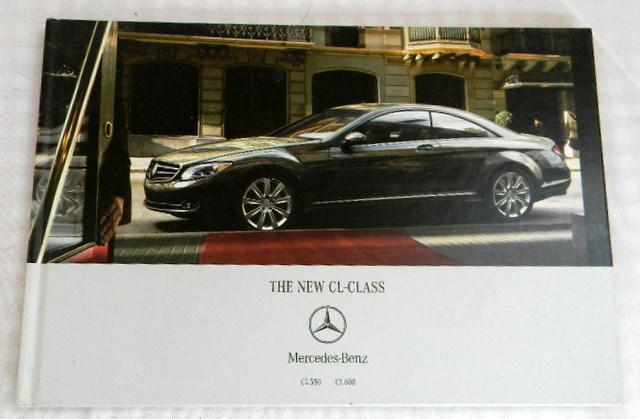 2006  2007 mercedes cl 600  cl500  owners sales brochure w215 parts service