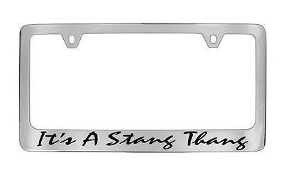 Ford genuine license frame factory custom accessory for mustang style 9