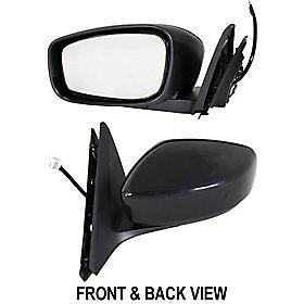 Power side view door mirror assembly driver's left w/cover (paint to match)