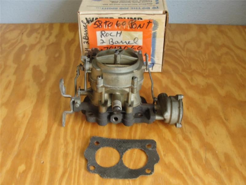 Ros 1959 pontiac 389 a/t rochester 2gc carburetor 7013060