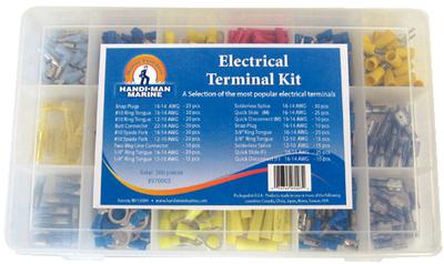 Sj products electrical terminal kit 360pcs 970003