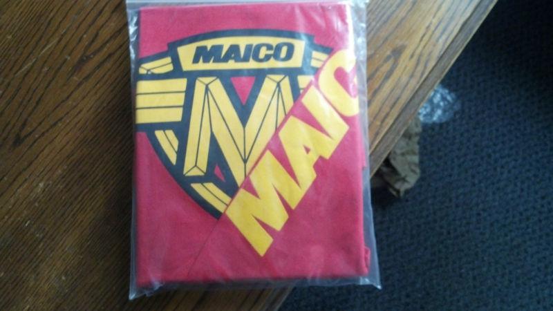 Maico - red long sleeve race shirt - size: xl - ahrma