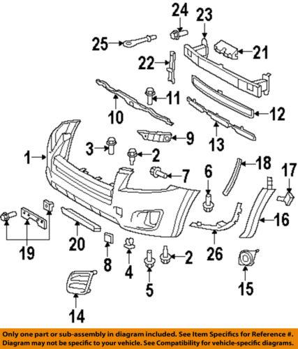 Toyota oem 538510r010 front bumper-flare pad