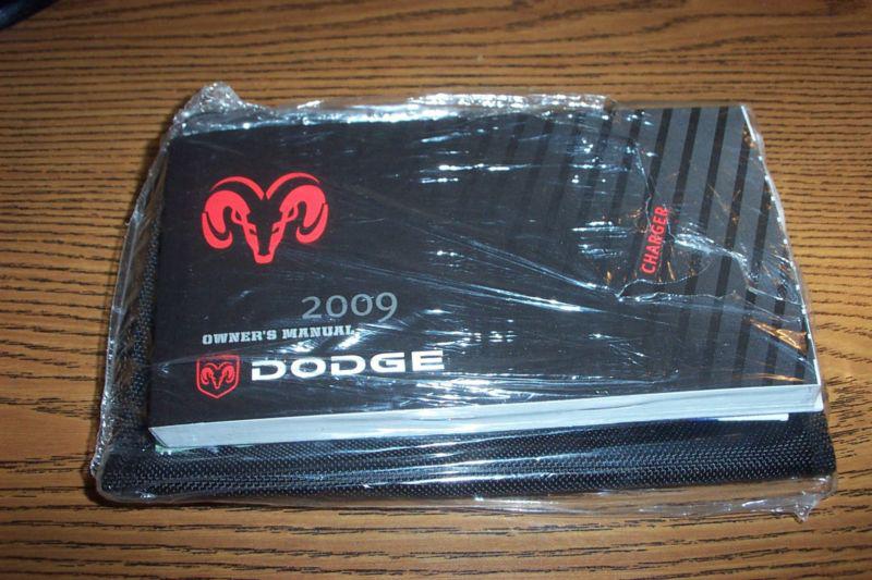 2009 dodge charger new owners manual warranty case new